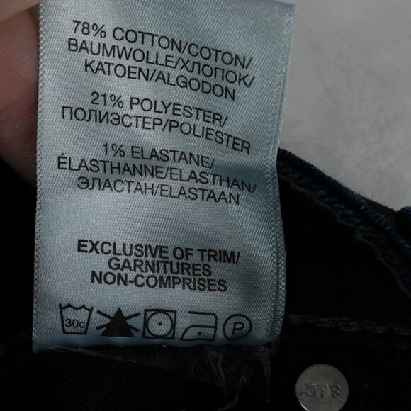 Silver Jeans Womens 31x31 Blue Dark Wash Suki Mid Super Skinny Flap Pocket - Picture 10 of 14